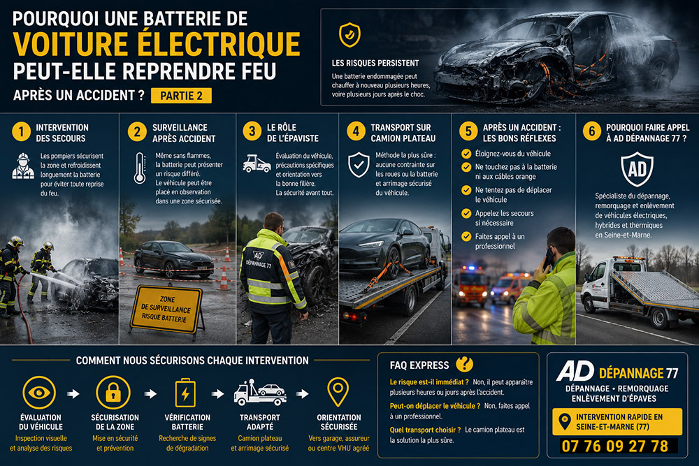 intervention secours batterie électrique