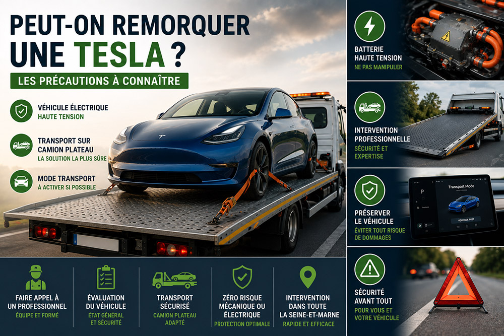 Tesla en panne