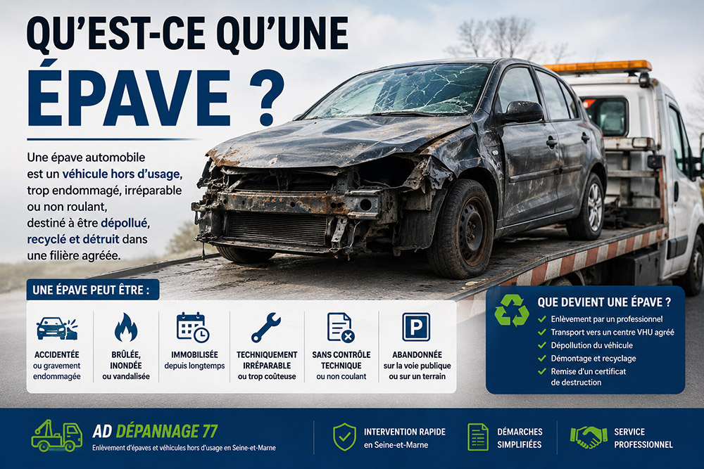 définition épave