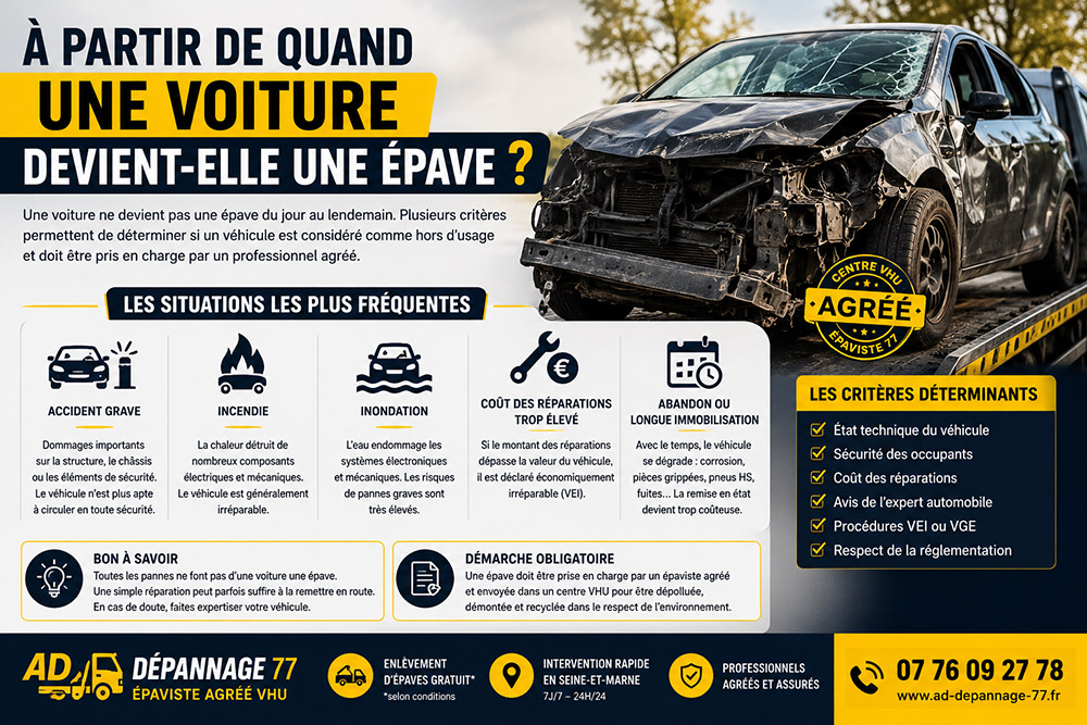 quand une voiture est une épave