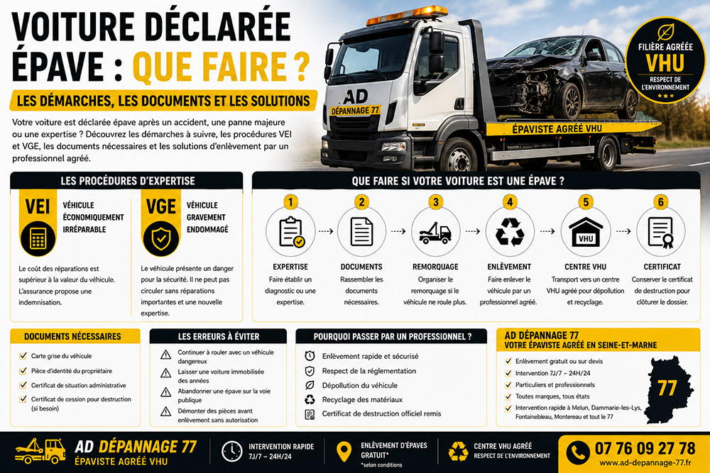 voiture épave que faire